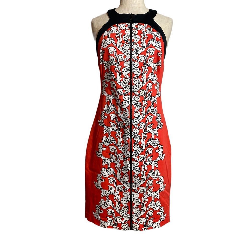 Robert Rodriquez zip front pencil dress